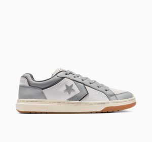 Converse Pro Blaze Classic Leather & Suede Barely Grey/Natural Ivory (A14246C)