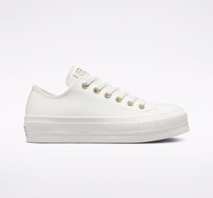 Converse Chuck Taylor All Star Lift Platform Mono Metallic Vintage White/Vintage White (A02610C)