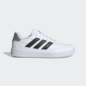 adidas Courtblock Schuh Cloud White / Core Black / Silver Metallic (IF6493)