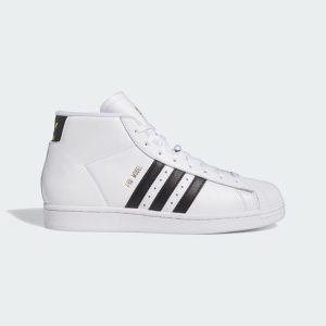 adidas Pro Model ADV Skateschuh Cloud White / Core Black / Gold Metallic (IE5797)