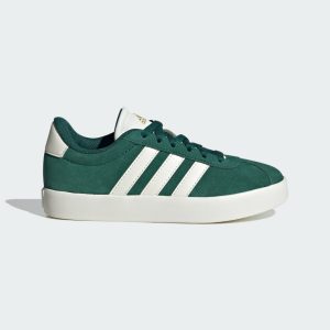 adidas VL Court 3.0 Kids Schuh Collegiate Green / Off White / Gold Metallic (ID6309)