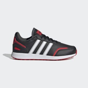 adidas VS Switch 3 Lifestyle Running Lace Schuh Core Black / Cloud White / Vivid Red (GW6619)