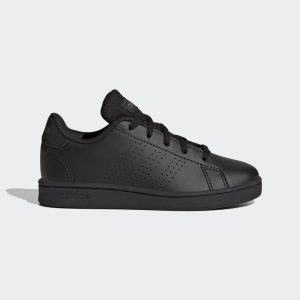 adidas Advantage Lifestyle Court Lace Schuh Core Black / Core Black / Grey Six (GW6484)