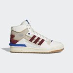 adidas Forum Exhibit Mid Schuh Cloud White / Collegiate Burgundy / Bliss (GX4120)