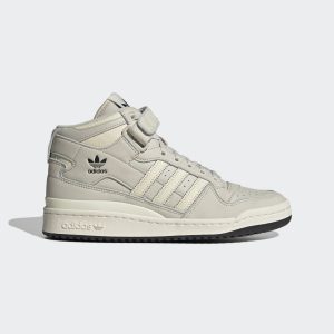adidas Forum Mid Schuh Cream White / Aluminium / Core Black (ID4332)