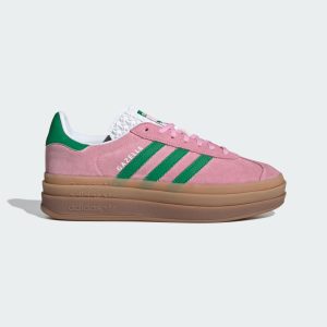 adidas Gazelle Bold Schuh True Pink / Green / Cloud White (IE0420)