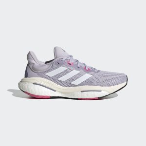 adidas Solarglide 6 Laufschuh Silver Dawn / Cloud White / Pulse Magenta (HP7655)