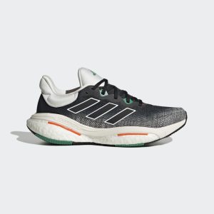 adidas SOLARGLIDE 6 Laufschuh Non Dyed / Core Black / Court Green (HR0467)