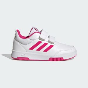 adidas Tensaur Sport Training Hook and Loop Schuh Cloud White / Team Real Magenta / Core Black (GW6451)
