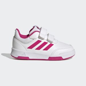 adidas Tensaur Sport Training Hook and Loop Schuh Cloud White / Team Real Magenta / Core Black (GW6468)