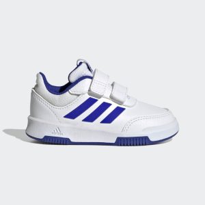 adidas Tensaur Sport Training Hook and Loop Schuh Cloud White / Lucid Blue / Core Black (H06301)