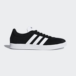 adidas VL Court 2.0 Schuh Core Black / Cloud White / Cloud White (DA9853)