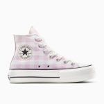 Converse Chuck Taylor All Star Lift Platform Gingham Vintage White/Summit Pink (A13663C)