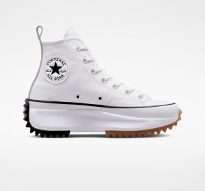 Converse Run Star Hike Platform Foundational Leather Black Black (A04293C)