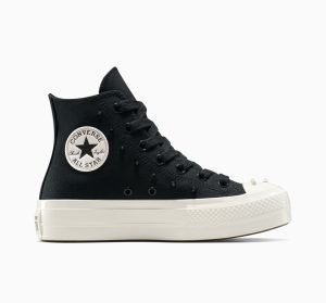Converse Chuck Taylor All Star Lift Platform Spikes Black Black/Vintage White/Black (A15540C)