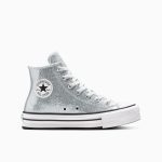 Converse Chuck Taylor All Star Lift Platform Disco Glitter Silver/White/Barely Grey (A17656C)