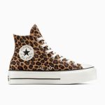 Converse Chuck Taylor All Star Lift Platform Leopard Suede Incensed/Black/Egret (A17979C)
