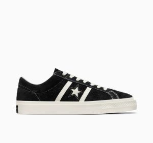 Converse One Star Academy Pro Suede Black Black/ White (A06426C)