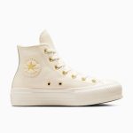 Converse Chuck Taylor All Star Lift Platform Golden Hits White, Gold (A12764C)