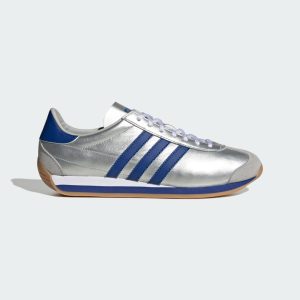 adidas Country OG Schuh Matte Silver / Bright Blue / Cloud White (IE4230)