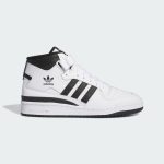 adidas Forum Mid Shoes Cloud White / Core Black / Cloud White (IG3756)
