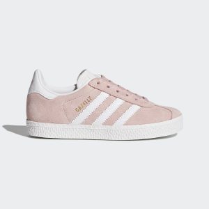 adidas Gazelle Schuh Icey Pink / Cloud White / Gold Metallic (BY9548)