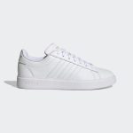 adidas Grand Court Cloudfoam Lifestyle Court Comfort Schuh Cloud White / Cloud White / Gold Metallic (GW9213)