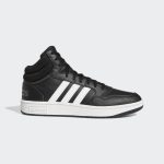 adidas Hoops 3.0 Mid Classic Vintage Schuh Core Black / Cloud White / Grey Six (GW3020)