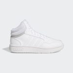 adidas Hoops Mid Schuh Cloud White / Cloud White / Grey Two (GW0401)