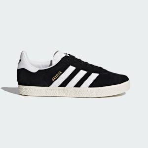 adidas Gazelle Schuh Core Black / Footwear White / Gold Metallic (BB2502)