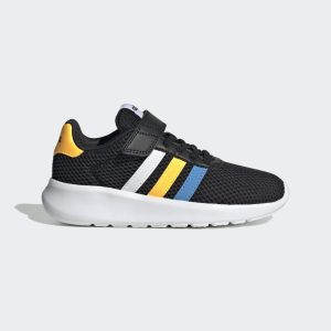 adidas Lite Racer 3.0 Lifestyle Running Hook-and-Loop Top Strap Schuh Core Black / Cloud White / Solar Gold (HP5799)