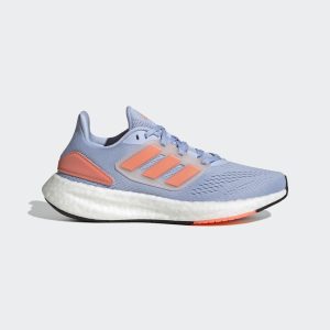 adidas Pureboost 22 Laufschuh Blue Dawn / Coral Fusion / Wonder Quartz (HQ8579)