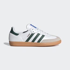 adidas Samba OG Schuh Cloud White / Collegiate Green / Gum (IE3437)