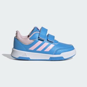 adidas Tensaur Hook and Loop Schuh Blue Burst / Clear Pink / Cloud White (IG8802)