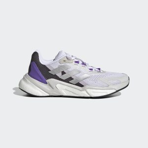 adidas X9000L3 Laufschuh Cloud White / Silver Metallic / Purple Rush (HR1736)