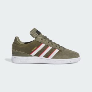 adidas Busenitz Shoes Olive Strata / Red / Cloud White (ID3370)