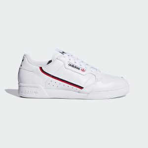 adidas Continental 80 Schuh Cloud White / Scarlet / Collegiate Navy (G27706)