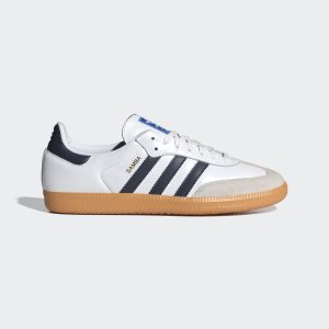 adidas Samba OG Schuh Cloud White / Night Indigo / Gum (IF3814)