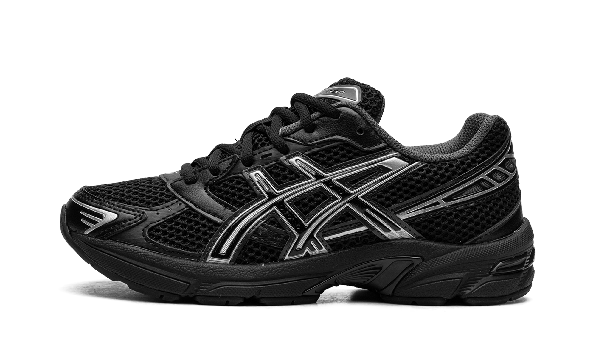 Asics Gel-1130 in Schwarz mit silbernen Akzenten