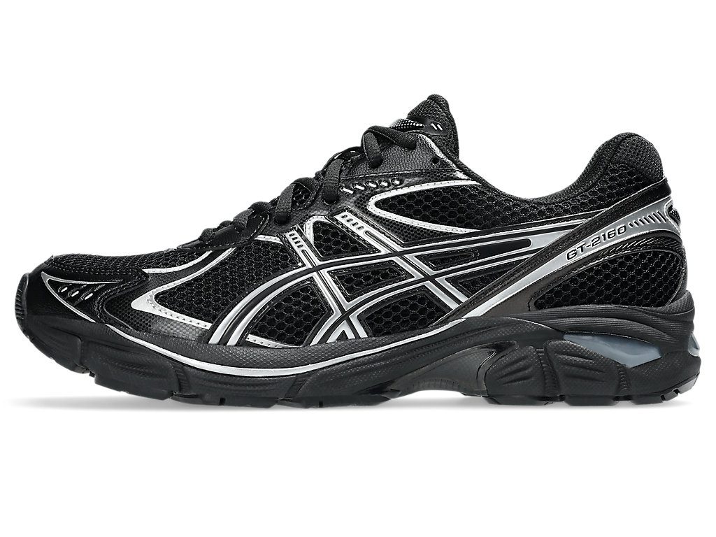 Asics GT-2160 in Schwarz mit silbernen Akzenten
