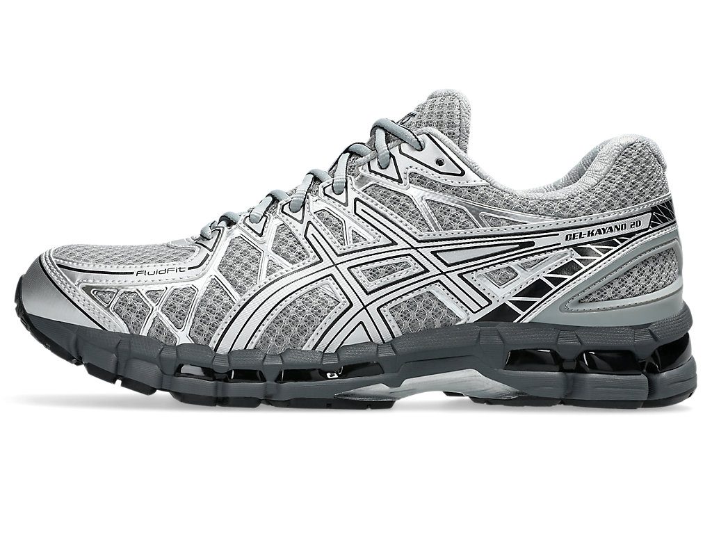 Asics Gel-Kayano 20 in Grau- und Kiestönen