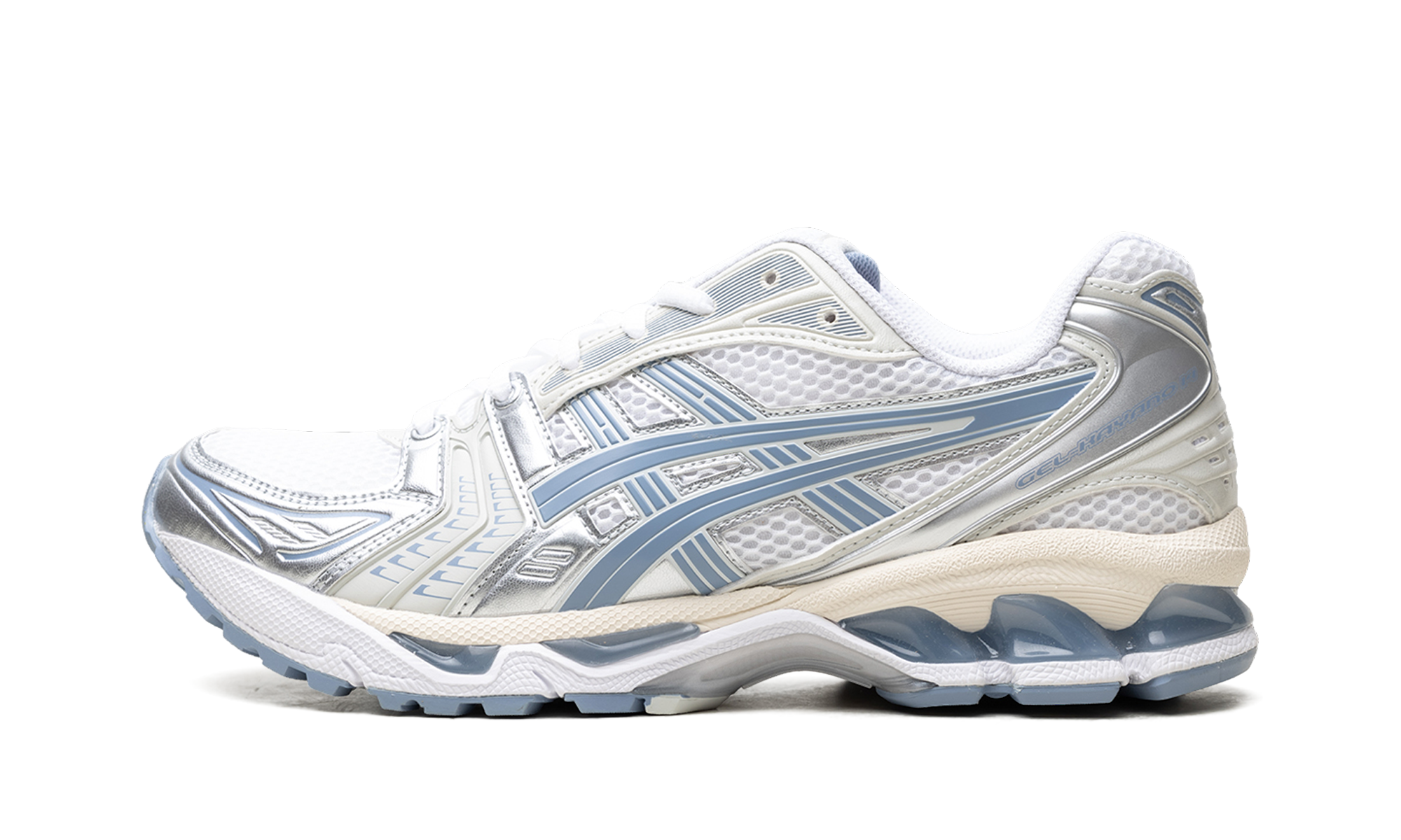 Asics Gel-Kayano 14 in Navy mit silbernen Akzenten