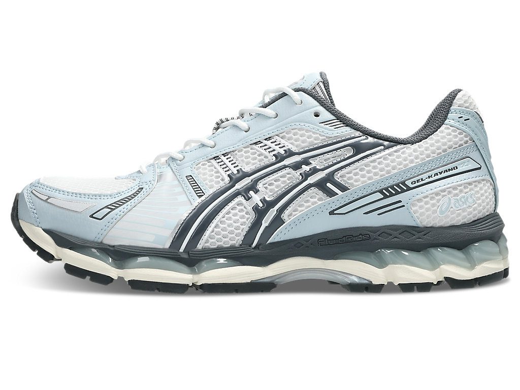 Asics Gel-Kayano 12.1 in Weiß mit grauen Akzenten