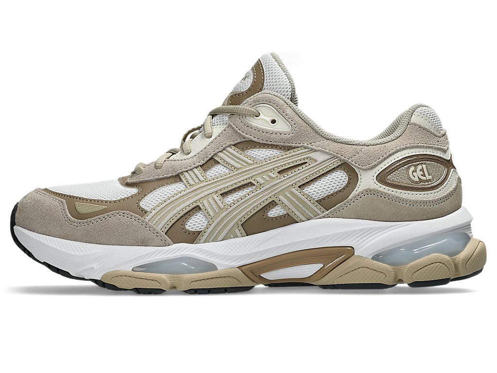 Asics Gel-NYC 2.0 in Weiß mit hellgrauen Akzenten