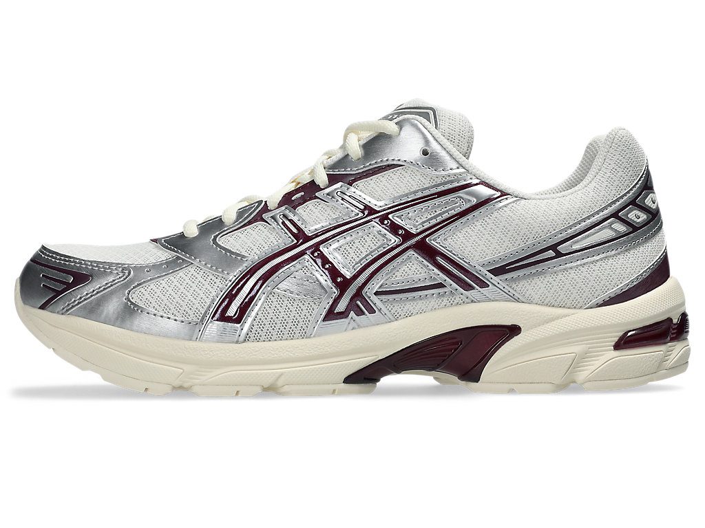 Asics Gel-1130 in Creme mit lila Akzenten