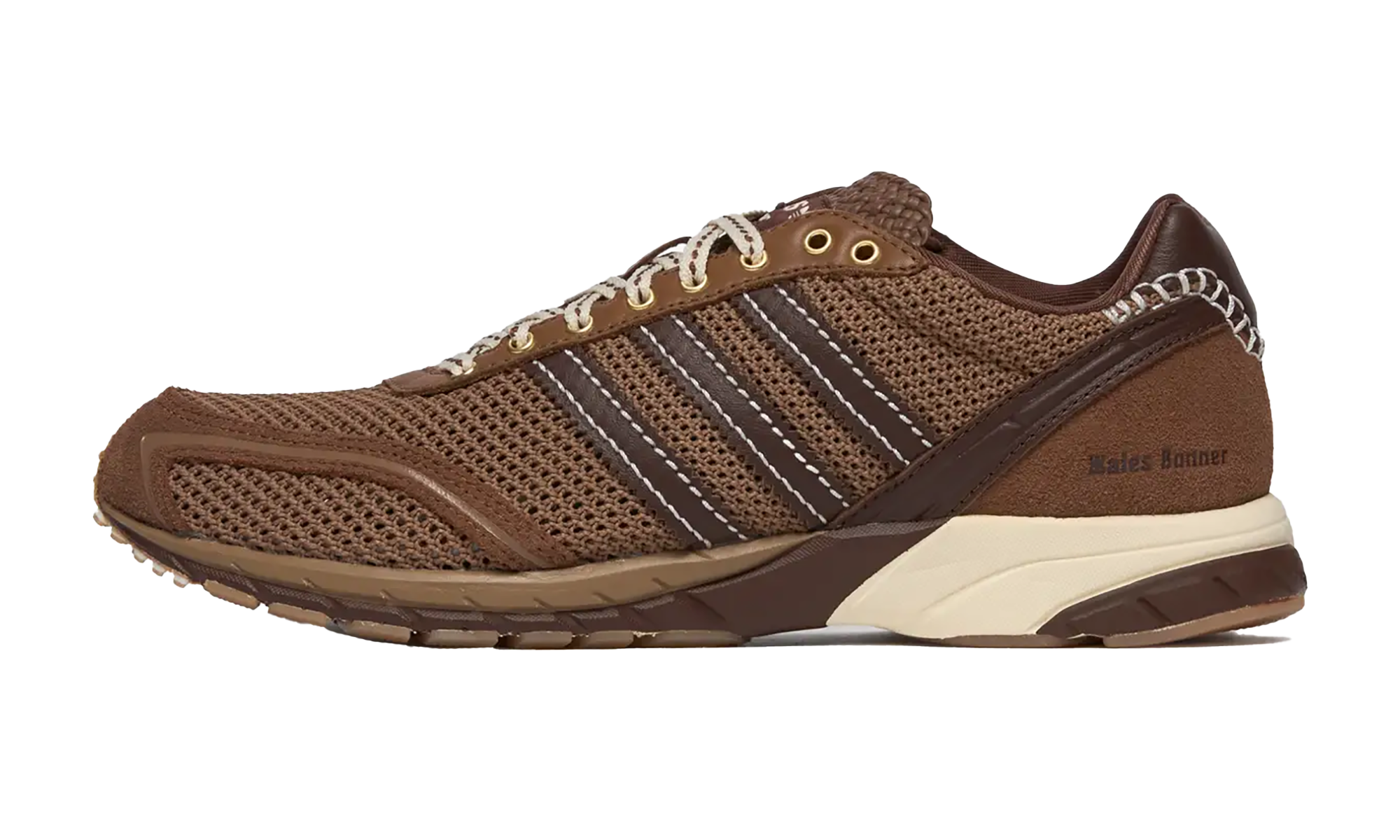 Wales Bonner adizero Adios in Rotbraun und Creme