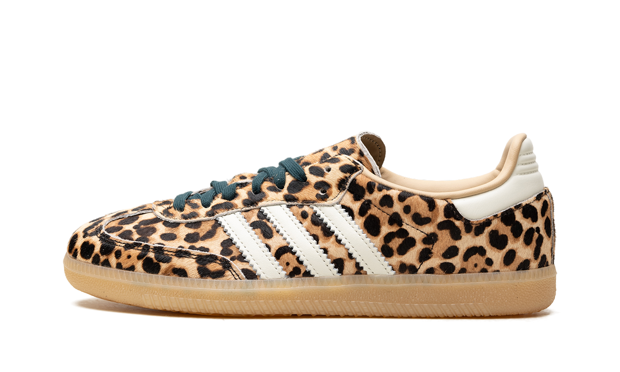 adidas Samba OG in Weiß mit grauen Streifen