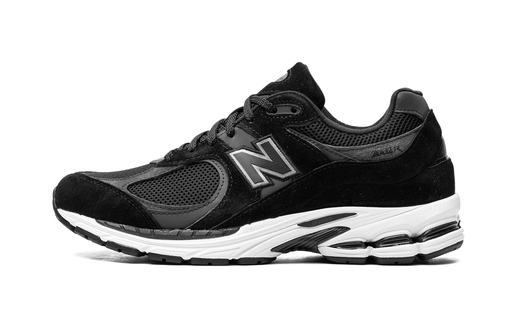New Balance 2002R in Schwarz mit grauen Akzenten