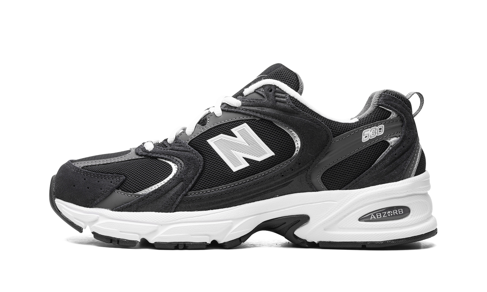 New Balance 530 in Schwarz und Grau