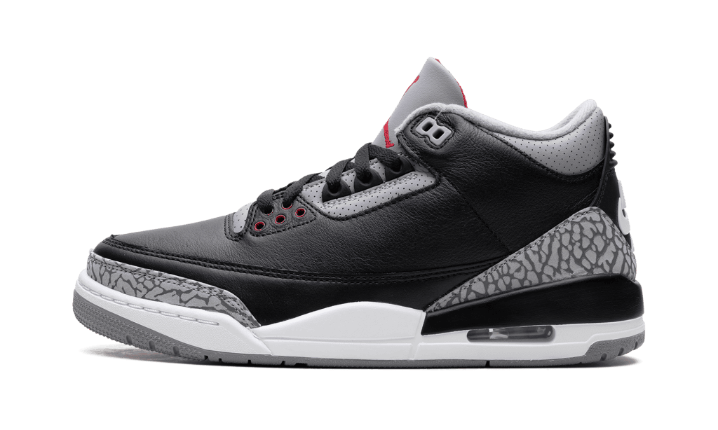 Air Jordan 3 “Black Cement”: der OG, jetzt unter dem Ladenpreis